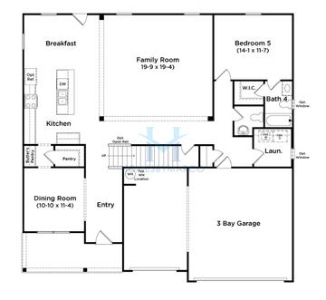 Photos of the Rosemary II model in the Kingston subdivision in Locust Grove, GA
