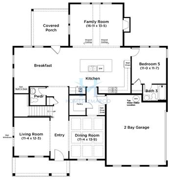 Photos of the Stonefield model in the Millbridge subdivision in Waxhaw, NC