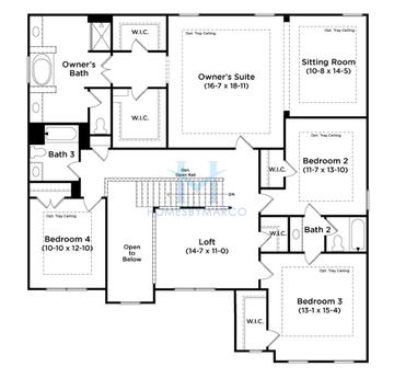 Rosemary II model in Trinity Park, McDonough, GA, built by DRB Homes