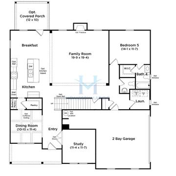 Photos of the Rosemary II model in the Trinity Park subdivision in McDonough, GA