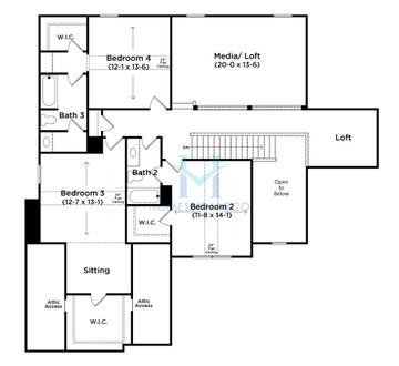 Photos of the Emerson II model in the Riverbend Overlook subdivision in Fayetteville, GA