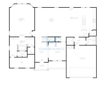 Margaret model in Saddleridge, Senoia, GA, built by DRB Homes