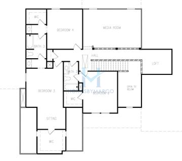 Photos of the Emerson II model in the Saddleridge subdivision in Senoia, GA