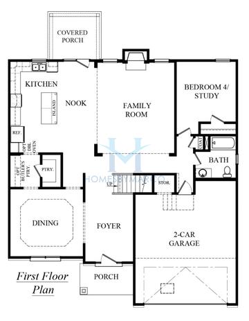 Photos of the Lynnbrook model in the Haven Abbey subdivision in Cumming, GA