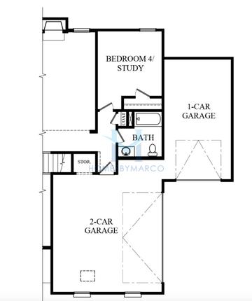 Lynnbrook model in Briarwood, Cumming, GA, built by D.R. Horton