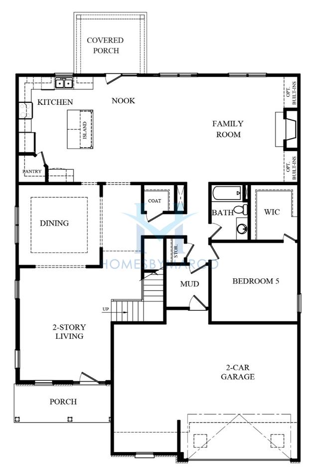 Westerly model in The Hamptons at Riverwood, Dallas, GA, built by D.R. Horton