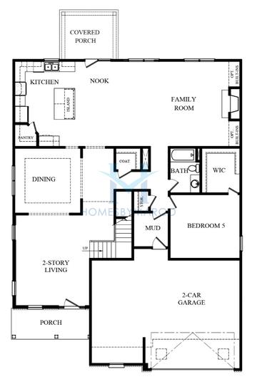 Photos of the Westerly model in the Butner Estates subdivision in South Fulton, GA