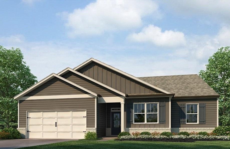 Booth model in Grandview at Lanier, Dawsonville, GA, built by D.R. Horton