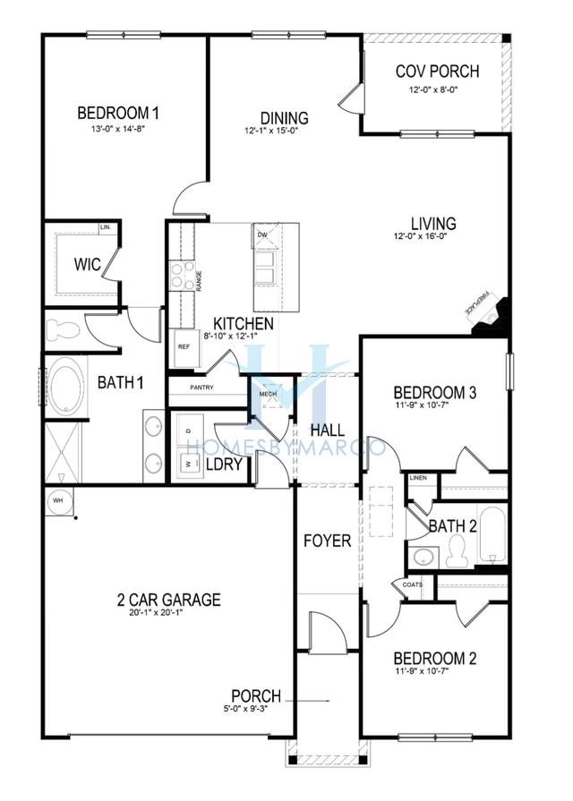 Photos of the Acadia model in the The Hamptons at Riverwood subdivision in Dallas, GA