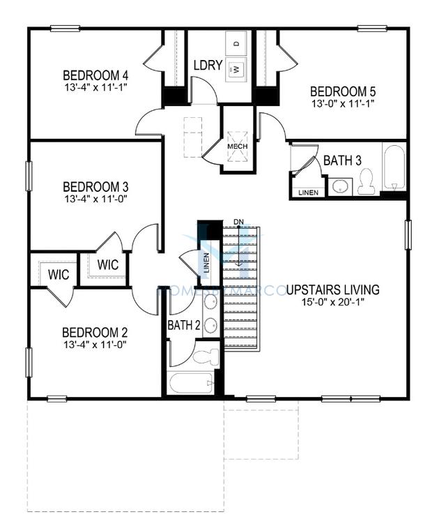 Photos of the Elle model in the The Hamptons at Riverwood subdivision in Dallas, GA
