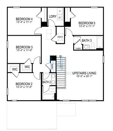Photos of the Elle model in the The Hamptons at Riverwood subdivision in Dallas, GA