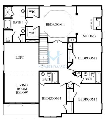 Photos of the Grayson model in the Haven Abbey subdivision in Cumming, GA