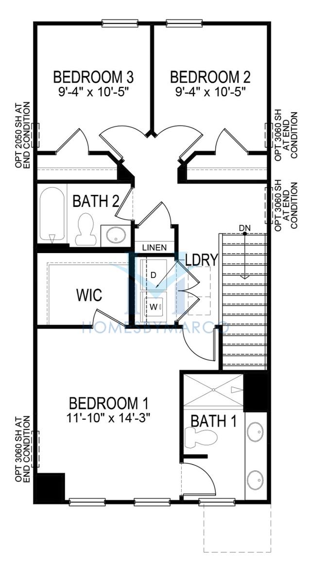 Addington model in Waypoint, Flowery Branch, GA, built by D.R. Horton