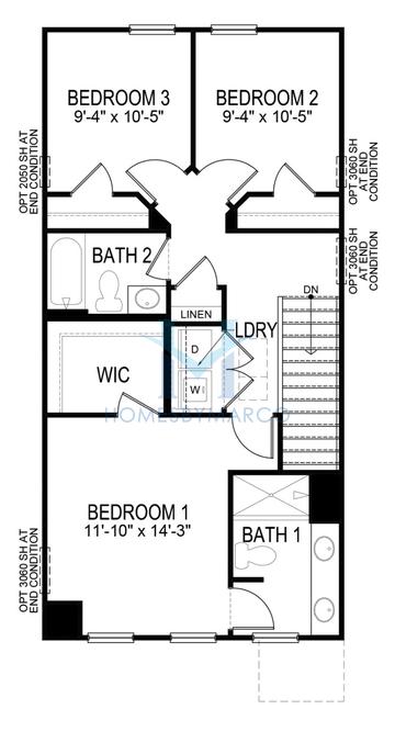 Photos of the Addington model in the Waypoint subdivision in Flowery Branch, GA