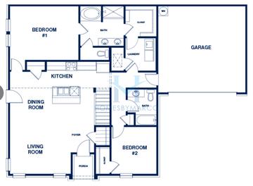 Photos of the Bennett model in the Independence Villas and Townhomes subdivision in Loganville, GA