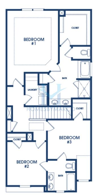 Stratford model in Independence Villas and Townhomes, Loganville, GA, built by D.R. Horton