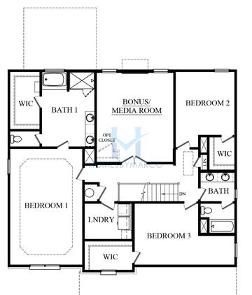 Lynnbrook model in Butner Estates, South Fulton, GA, built by D.R. Horton