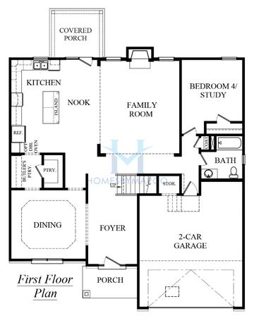 Photos of the Lynnbrook model in the Butner Estates subdivision in South Fulton, GA