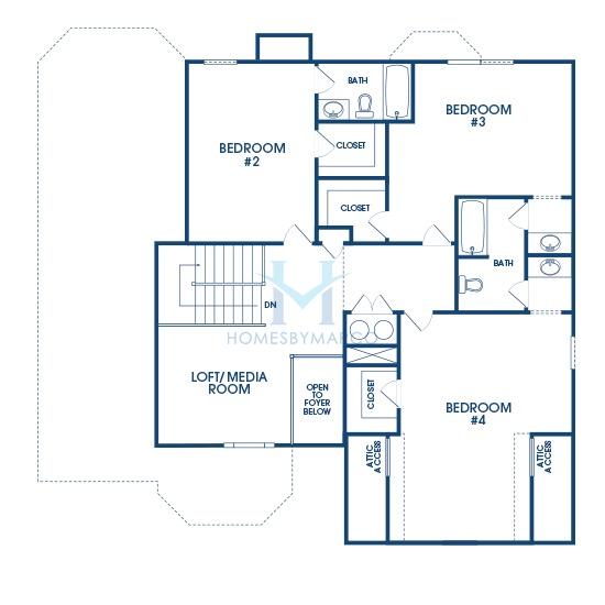 Photos of the Gentry model in the Wildwood subdivision in Covington, GA