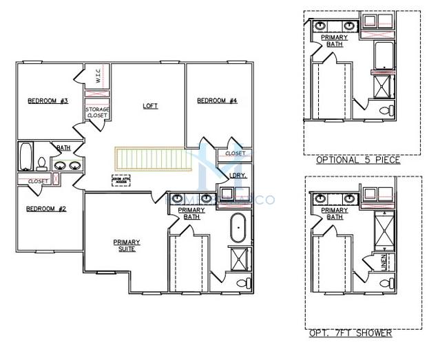 Photos of the Tucker model in the Conner Springs subdivision in Social Circle, GA