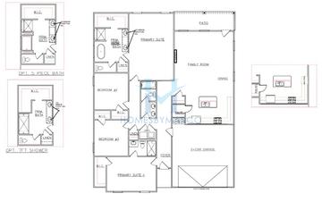 Photos of the Shiloh model in the Conner Springs subdivision in Social Circle, GA