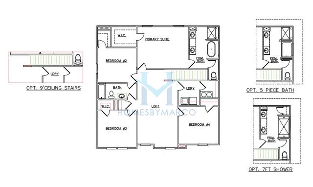 Photos of the Hemingway model in the Conner Springs subdivision in Social Circle, GA