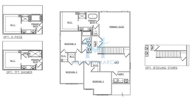Photos of the Sinclair model in the Conner Springs subdivision in Social Circle, GA