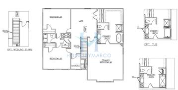 Photos of the Mira model in the Conner Springs subdivision in Social Circle, GA