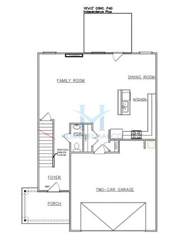 Madison model in Campground Crossing, McDonough, GA, built by Dream Finders Homes