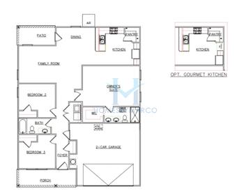 Photos of the Carter model in the Jones Crossing subdivision in Hogansville, GA
