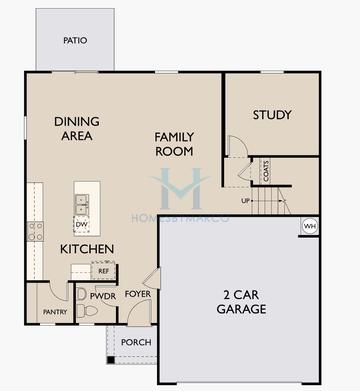 Photos of the Splendor model in the Mt. Tabor Ridge subdivision in Dallas, GA
