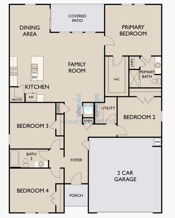 Photos of the Pandora model in the Mt. Tabor Ridge subdivision in Dallas, GA