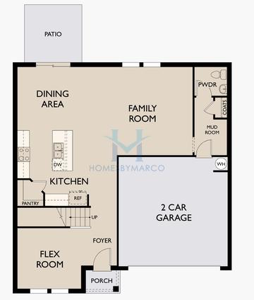 Solstice model in Mt. Tabor Ridge, Dallas, GA, built by Starlight Homes