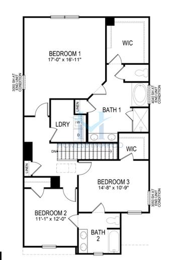 Photos of the Stratford model in the Rosewood Farms subdivision in Acworth, GA