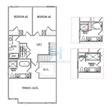 Nelson model in Jones Crossing, Hogansville, GA, built by Dream Finders Homes