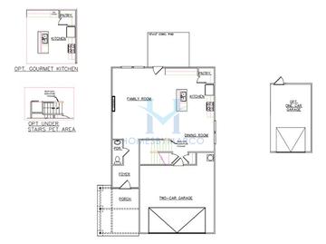 Photos of the Winston model in the Campground Crossing subdivision in McDonough, GA