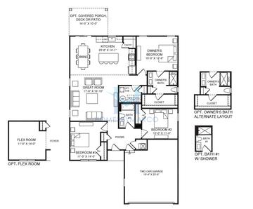Photos of the Eden Cay model in the Woodgrove subdivision in Charlotte, NC