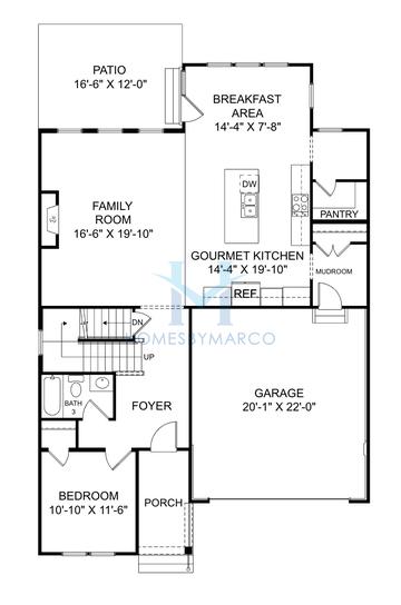 Maisie II model in Madison at Buice Lake, Acworth, GA, built by Stanley Martin Homes
