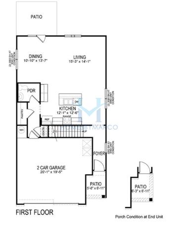Stratford model in Barrett Cove, Marietta, GA, built by D.R. Horton