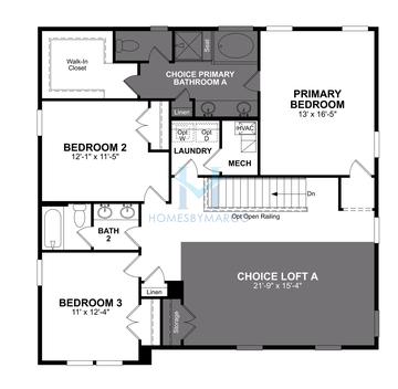 Photos of the Emerson model in the Hopewell Reserve subdivision in Cumming, GA