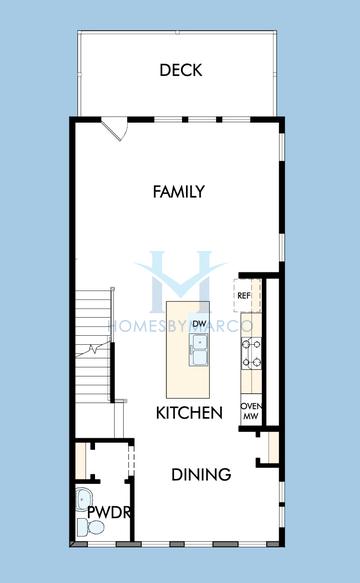 Murphey model in Celesta, Decatur, GA, built by David Weekley Homes