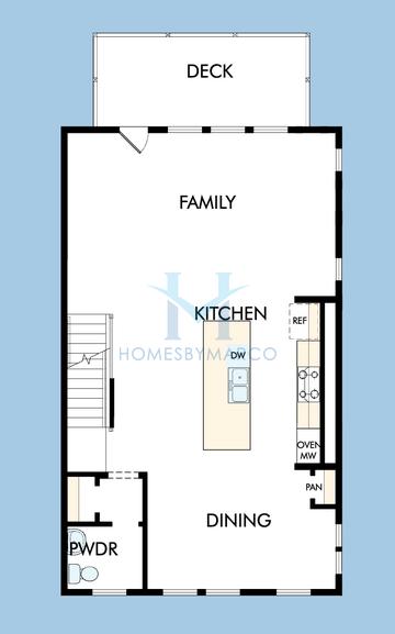 Beasley II model in Celesta, Decatur, GA, built by David Weekley Homes