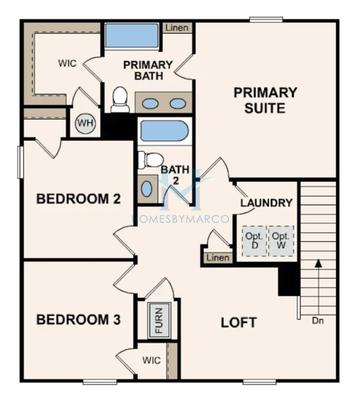Photos of the Auburn model in the Urban's Place subdivision in Chatsworth, GA