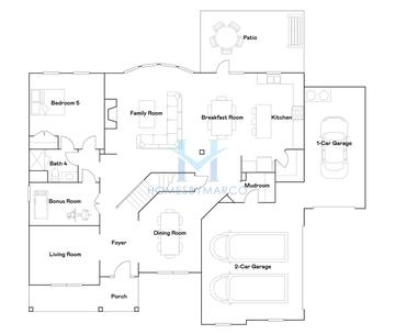 Photos of the Avalon model in the Deer Valley subdivision in Canton, GA