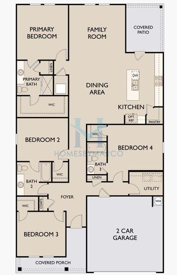 Photos of the Aster model in the Kendall Grove subdivision in McDonough, GA