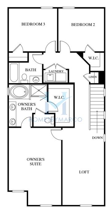 Brookline model in Klondike Reserve, Conyers, GA, built by Crawford Creek Communities