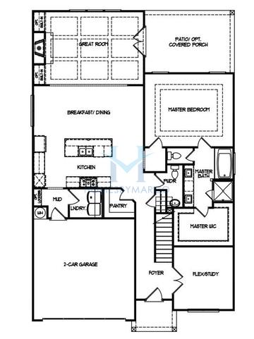 Photos of the Madison model in the Hemingway subdivision in Flowery Branch, GA