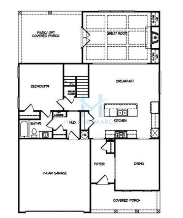Photos of the Maddox model in the Hemingway subdivision in Flowery Branch, GA