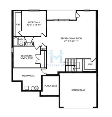 1709 model in Magnolia Villas, Cornelia, GA, built by Adams Homes