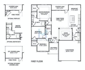 Photos of the 1709 model in the Magnolia Villas subdivision in Cornelia, GA